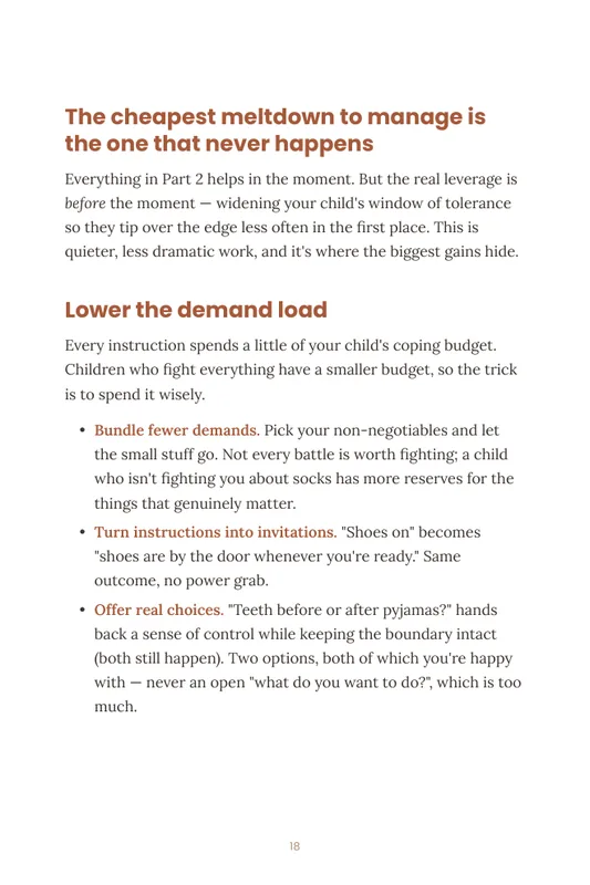 Sample page from inside the guide